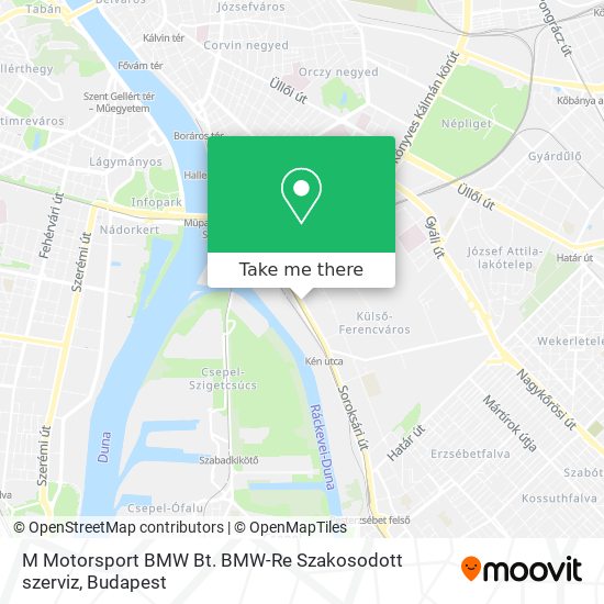 M Motorsport BMW Bt. BMW-Re Szakosodott szerviz map