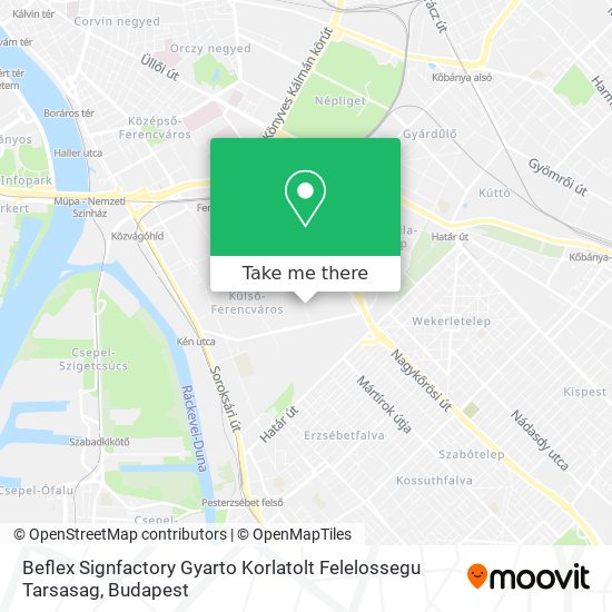 Beflex Signfactory Gyarto Korlatolt Felelossegu Tarsasag map