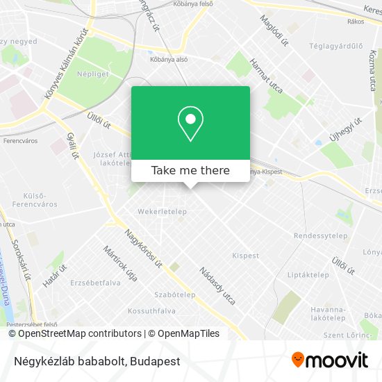 Négykézláb bababolt map