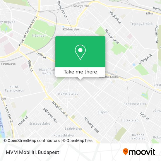 MVM Mobiliti map