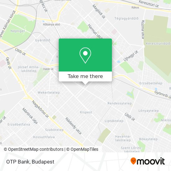 OTP Bank map