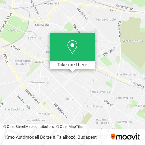 Kmo Autómodell Börze & Találkozó map