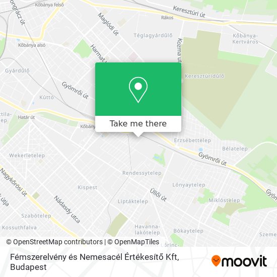 Fémszerelvény és Nemesacél Értékesítő Kft map