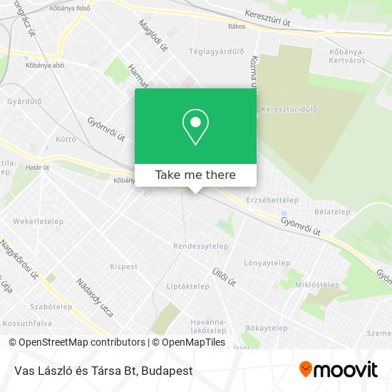 Vas László és Társa Bt map