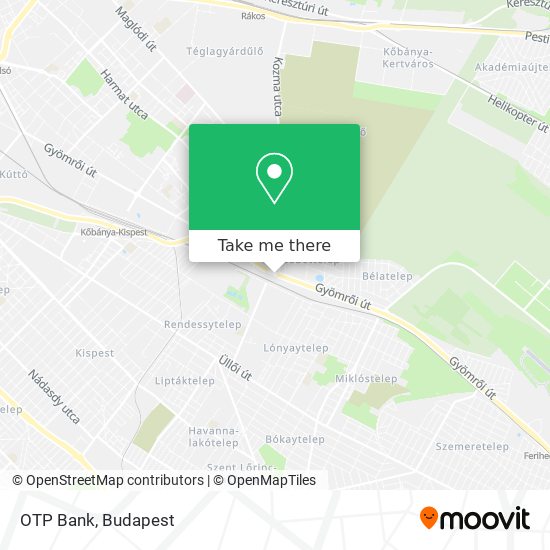 OTP Bank map