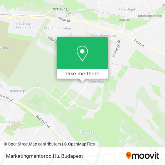 Marketingmentorod.Hu map