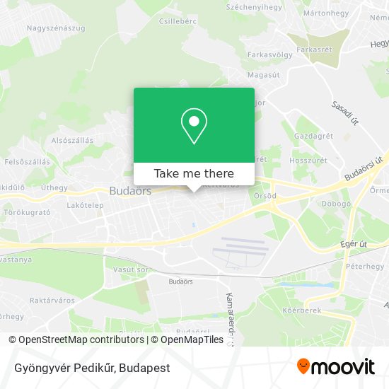 Gyöngyvér Pedikűr map