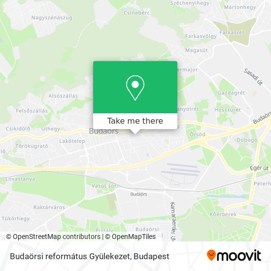 Budaörsi református Gyülekezet map