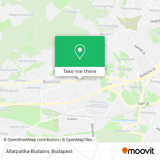 Állatpatika-Budaörs map