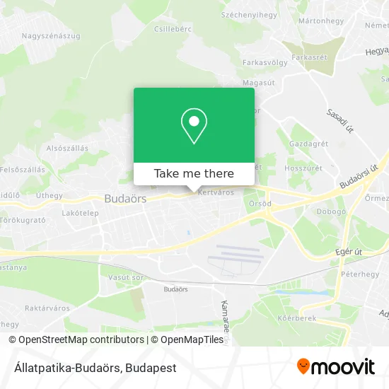 Állatpatika-Budaörs map