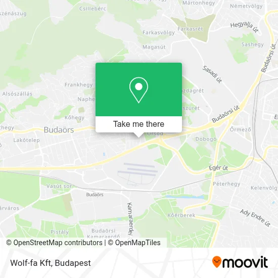 Wolf-fa Kft map