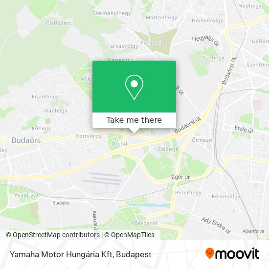 Yamaha Motor Hungária Kft map