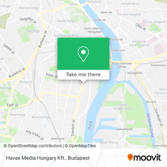 Havas Media Hungary Kft. map