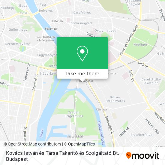 Kovács István és Társa Takarító és Szolgáltató Bt map