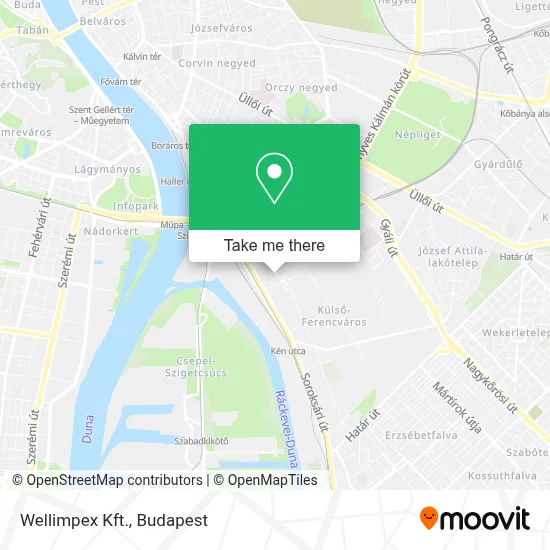 Wellimpex Kft. map