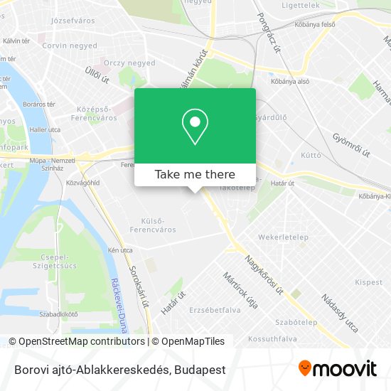 Borovi ajtó-Ablakkereskedés map