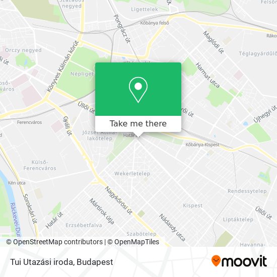 Tui Utazási iroda map