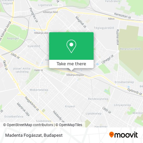 Madenta Fogászat map