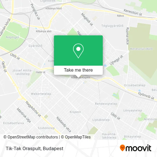 Tik-Tak Oraspult map