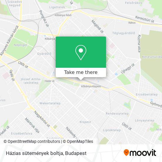 Házias sütemények boltja map