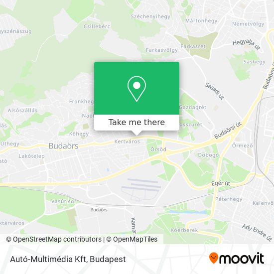 Autó-Multimédia Kft map