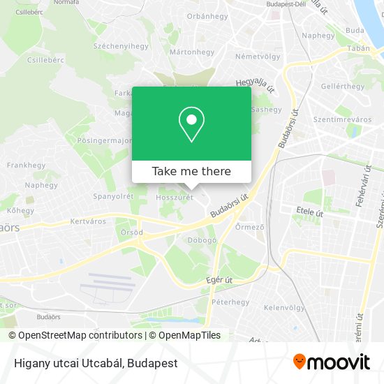 Higany utcai Utcabál map