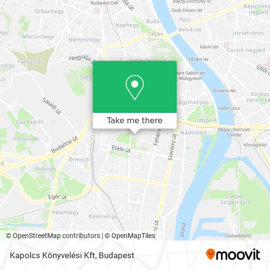 Kapolcs Könyvelési Kft map