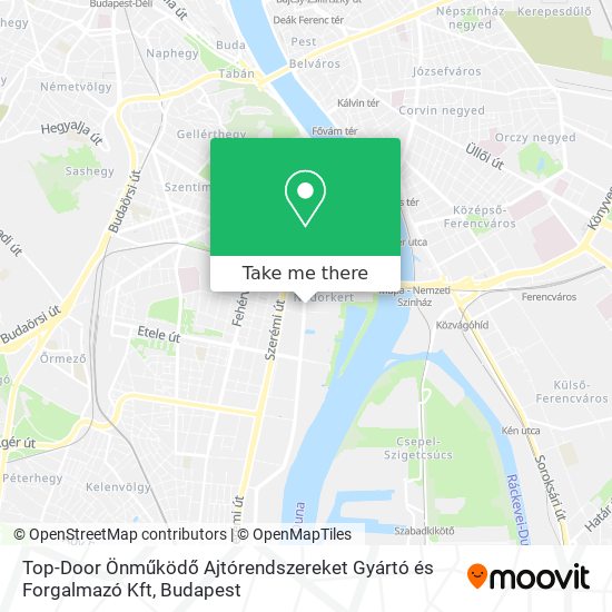 Top-Door Önműködő Ajtórendszereket Gyártó és Forgalmazó Kft map