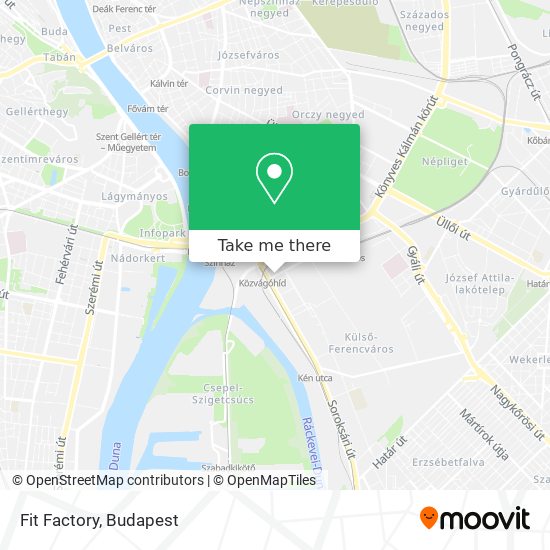 Fit Factory map