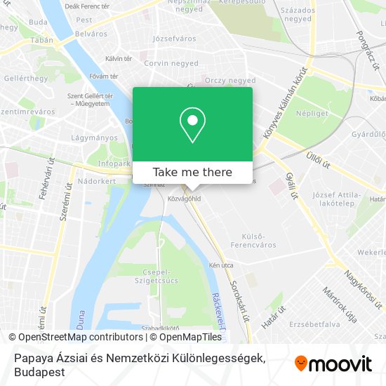 Papaya Ázsiai és Nemzetközi Különlegességek map