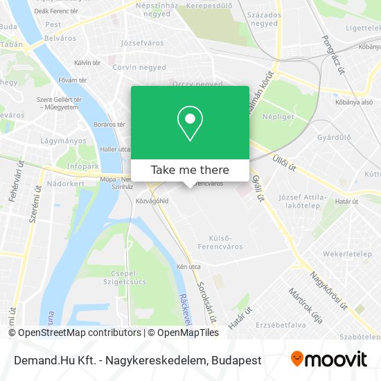 Demand.Hu Kft. - Nagykereskedelem map