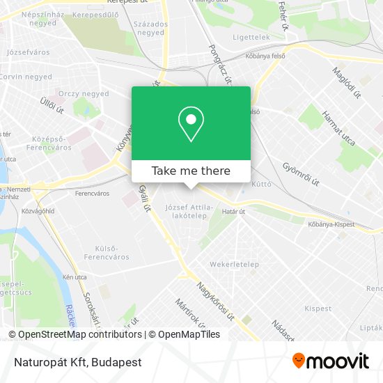 Naturopát Kft map