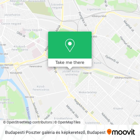 Budapesti Poszter galéria és képkeretező map