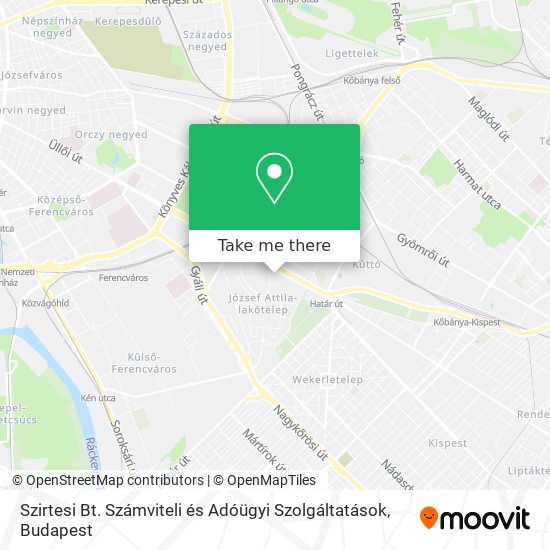 Szirtesi Bt. Számviteli és Adóügyi Szolgáltatások map