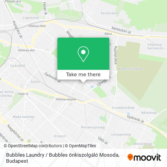 Bubbles Laundry / Bubbles önkiszolgáló Mosoda map