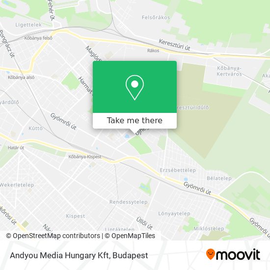 Andyou Media Hungary Kft map