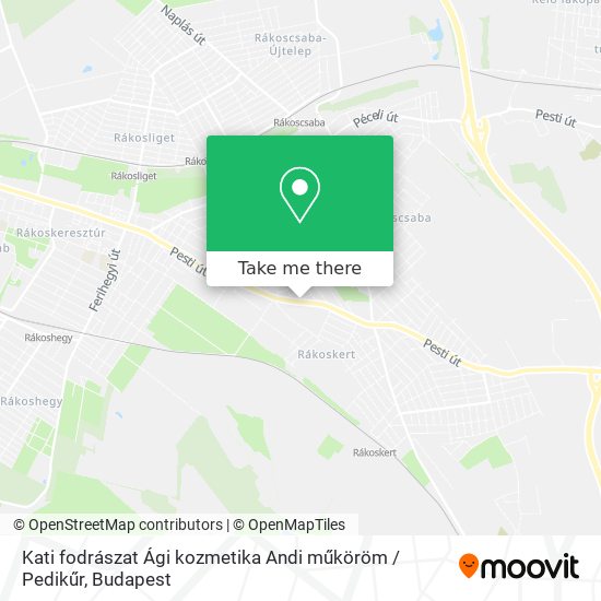 Kati fodrászat Ági kozmetika Andi műköröm / Pedikűr map