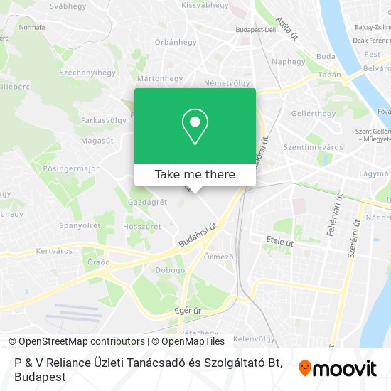 P & V Reliance Üzleti Tanácsadó és Szolgáltató Bt map