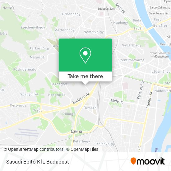 Sasadi Építő Kft map