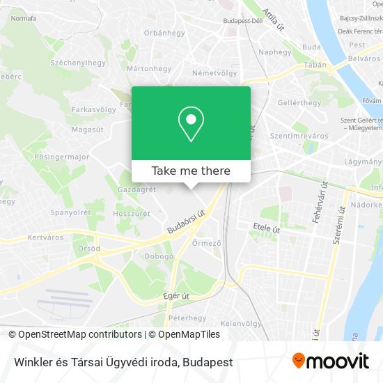 Winkler és Társai Ügyvédi iroda map