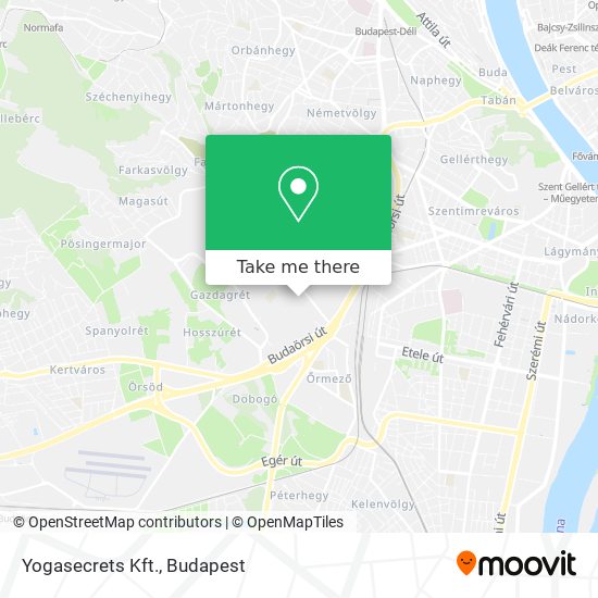 Yogasecrets Kft. map