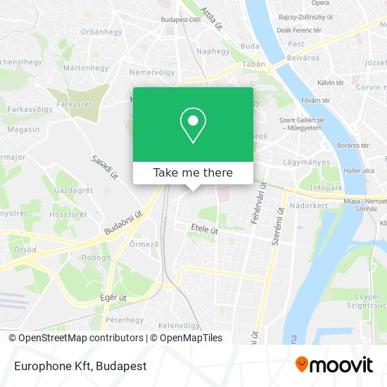 Europhone Kft map