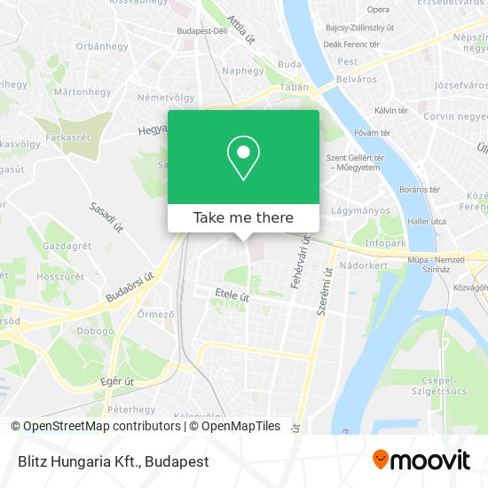 Blitz Hungaria Kft. map
