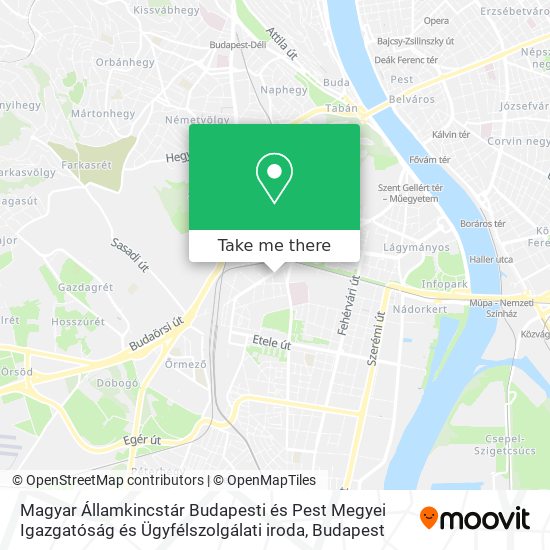 Magyar Államkincstár Budapesti és Pest Megyei Igazgatóság és Ügyfélszolgálati iroda map