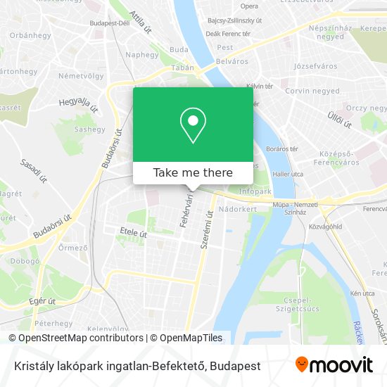 Kristály lakópark ingatlan-Befektető map