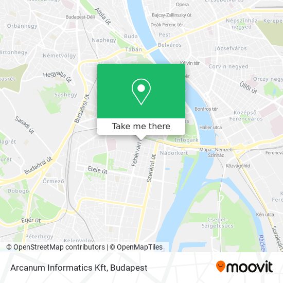 Arcanum Informatics Kft map
