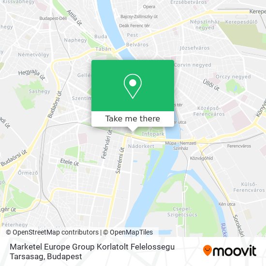 Marketel Europe Group Korlatolt Felelossegu Tarsasag map