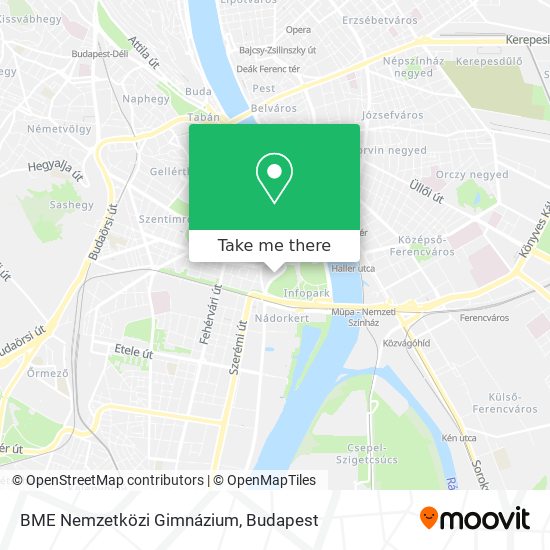 BME Nemzetközi Gimnázium map