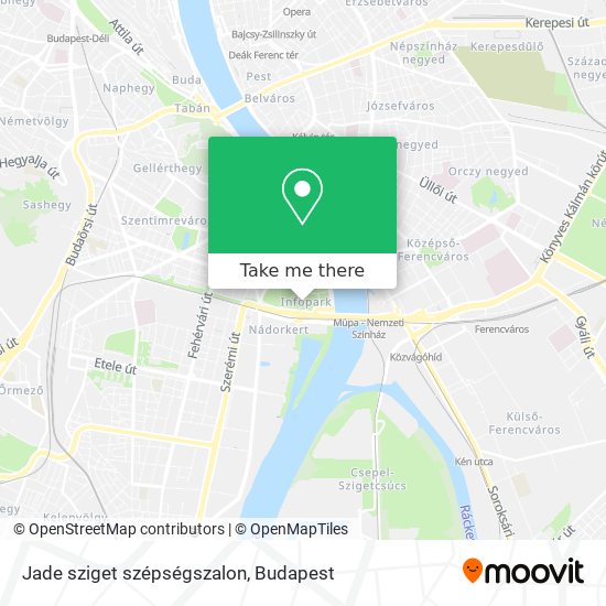 Jade sziget szépségszalon map