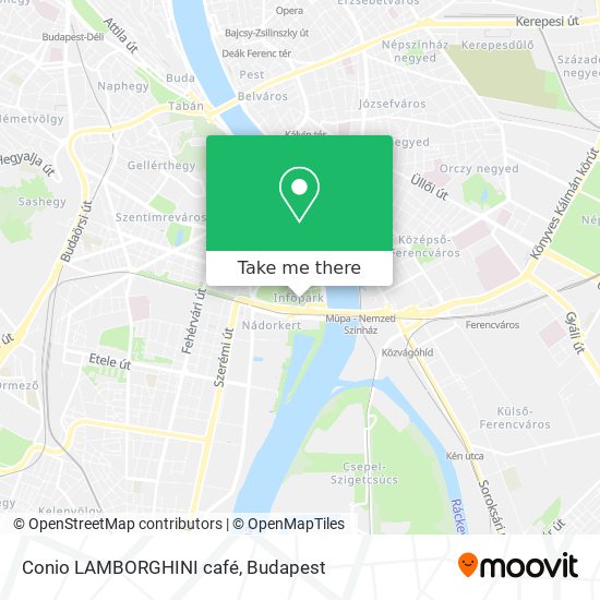 Conio LAMBORGHINI café map
